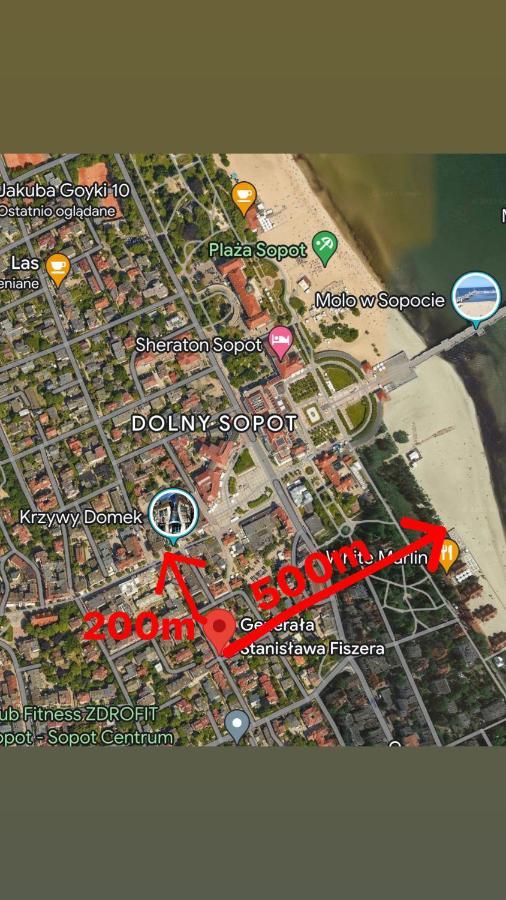 Agapella Apartamenty- Apartament Fiszera 500M From The Beach, Free Parking Sopot Exterior foto